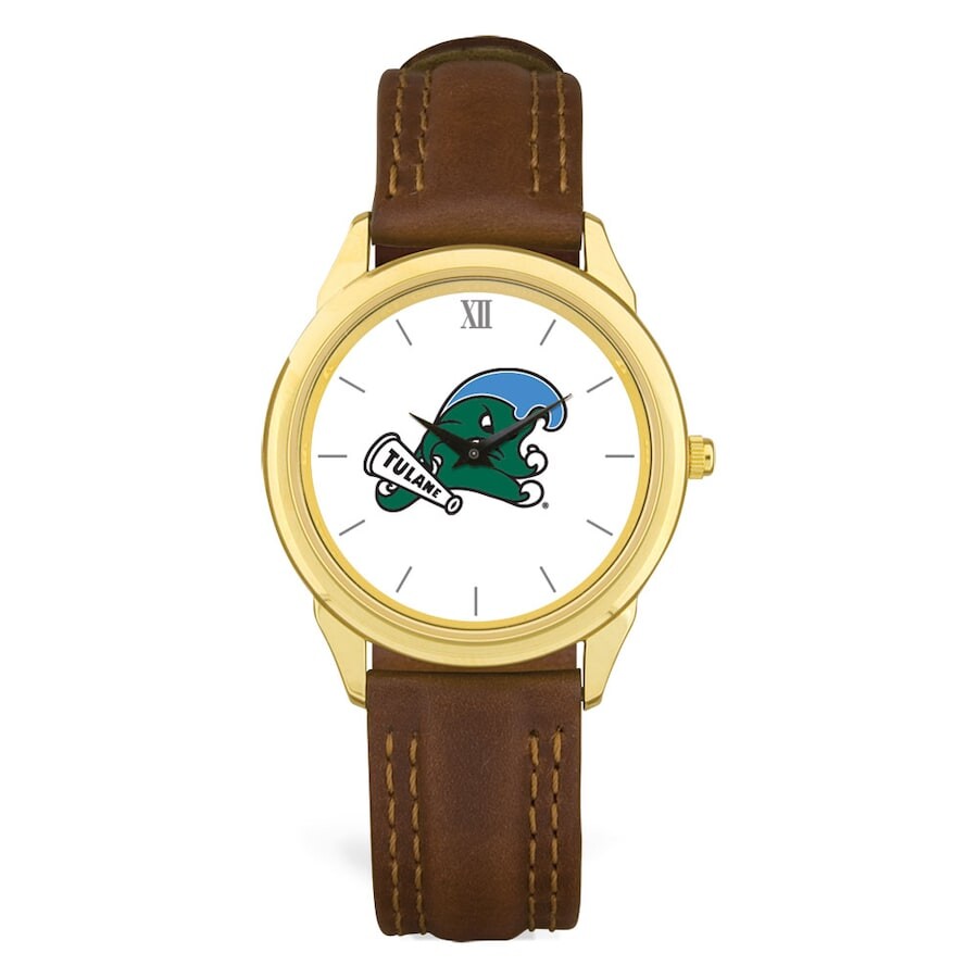 

Галстук Jardine Tulane Green Wave, золотой