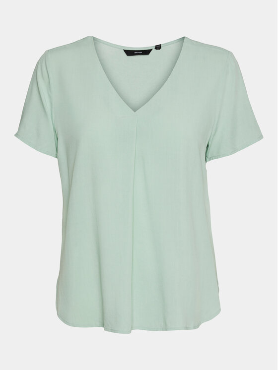 Блуза свободного кроя Vero Moda, зеленый