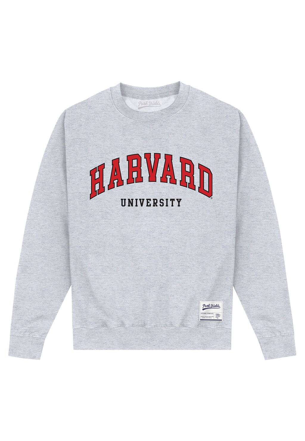 толстовка university emblem henry tiger цвет heather grey Толстовка Park Fields Harvard University Script Henry Tiger, цвет heather grey