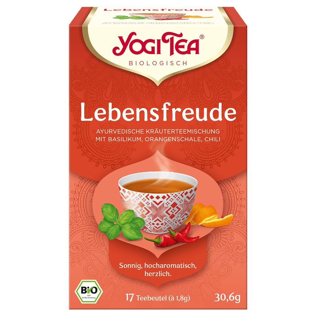 

Yogi Tea Чай Joie de vivre 30,6 г 17 чайных пакетиков