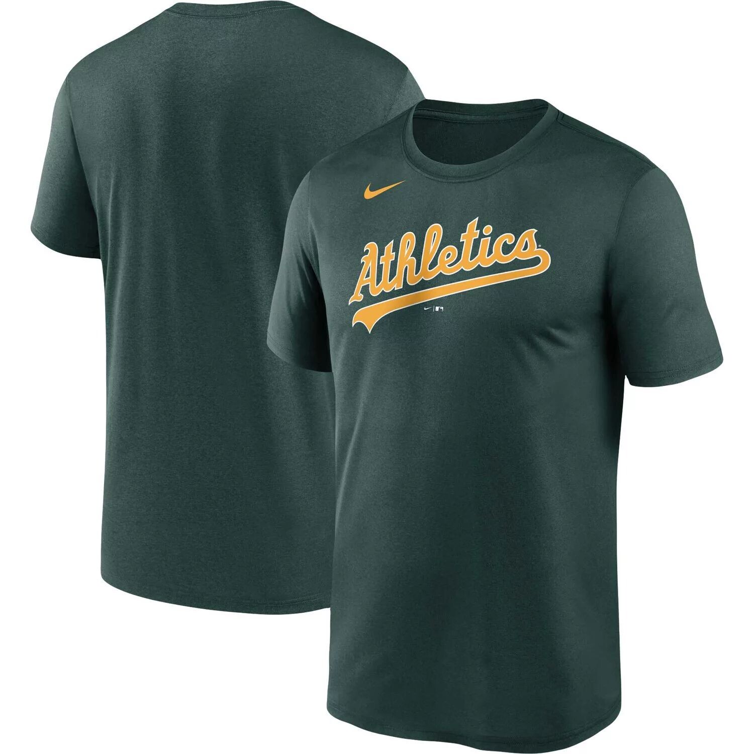 

Мужская зеленая футболка Oakland Athletics с надписью Legend Performance Big & Tall Nike, Зеленый