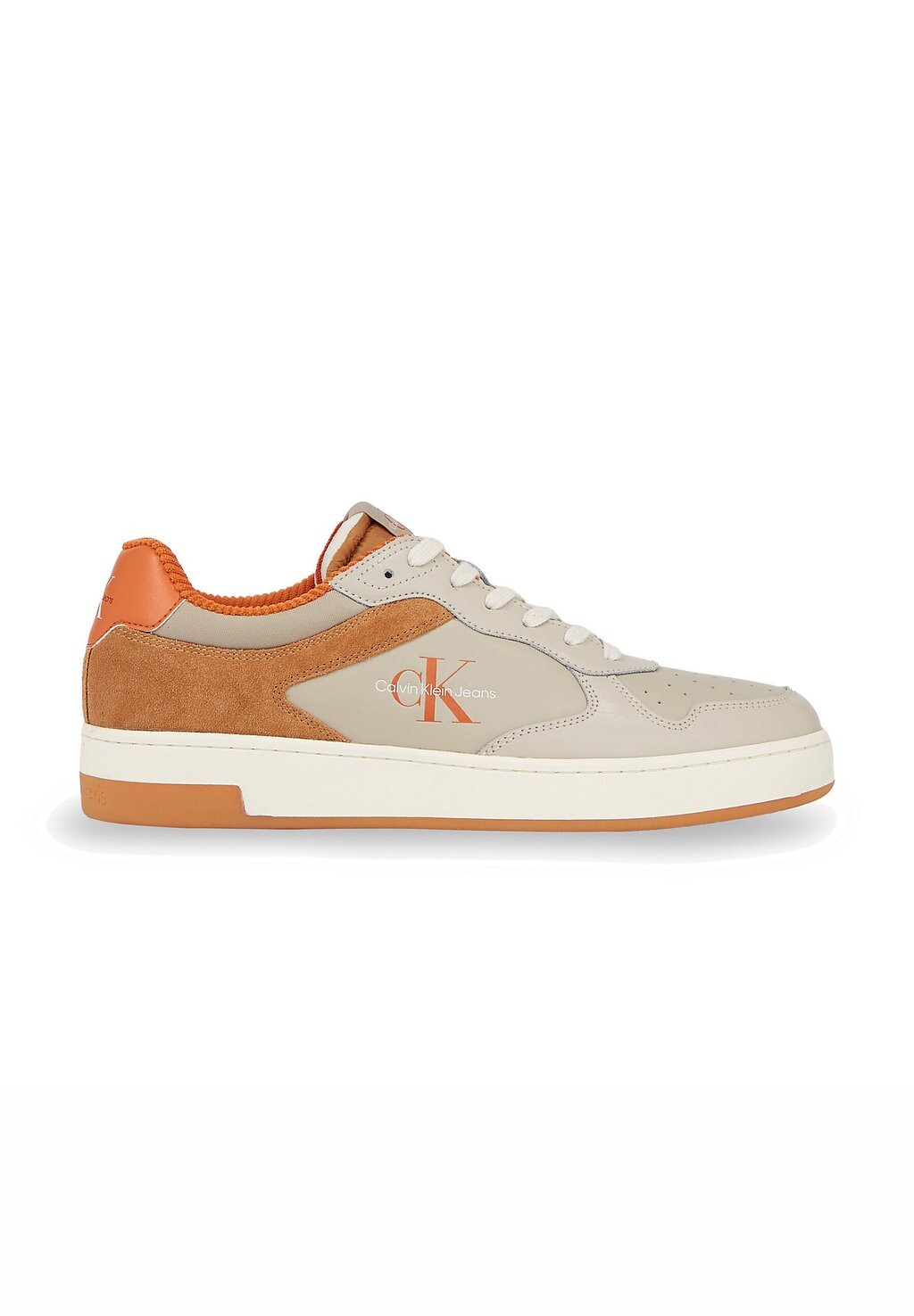 

Низкие кроссовки BASKET CUP LOW COR Calvin Klein Jeans, plaza taupe/eggshell/коричневый сахар