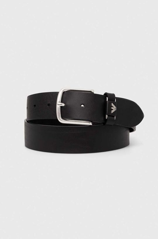 

Кожаный ремень Emporio Armani, черный