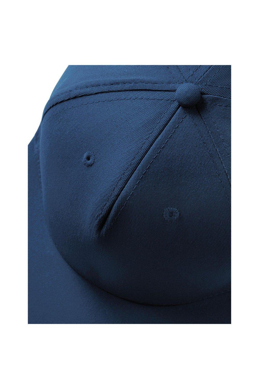 Рэперская кепка Snapback Beechfield, темно-синий