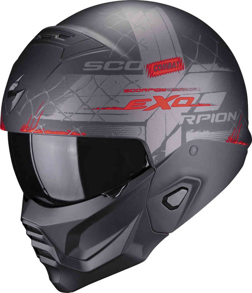 EXO-Combat II Ксеноновый шлем Scorpion, черный матовый/красный