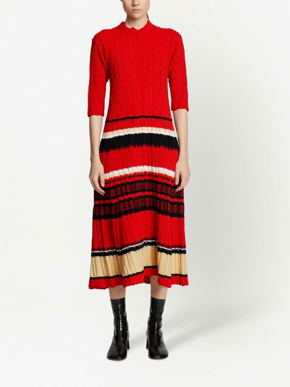 

Proenza Schouler трикотажное платье в полоску, красный