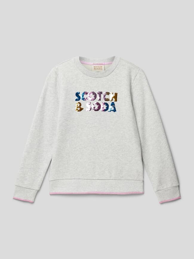 

Свитшот в пестрый вид Scotch & Soda, антрацит