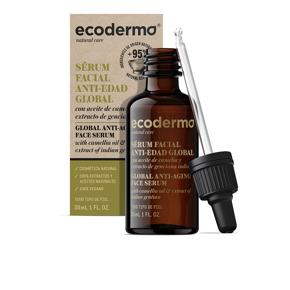 Крем против морщин Serum facial anti-edad global Ecoderma, 30 мл антивозрастная сыворотка для лица art