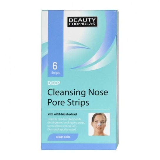 Полоски для глубокого очищения носа, 6 шт. Beauty Formulas, Skin Care