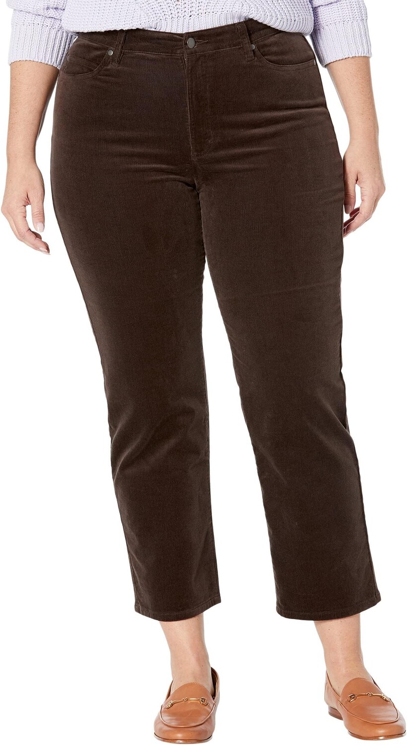 

Джинсы High-Waisted Straight Ankle Jeans in Coffee Eileen Fisher, цвет Coffee