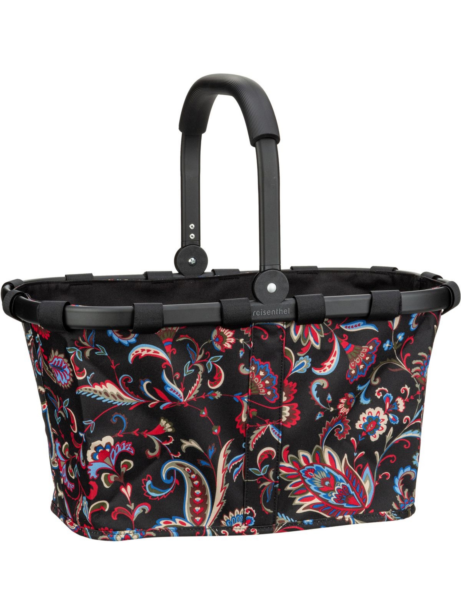 Сумка шоппер Reisenthel Einkaufstasche carrybag frame, цвет Paisley Black фото