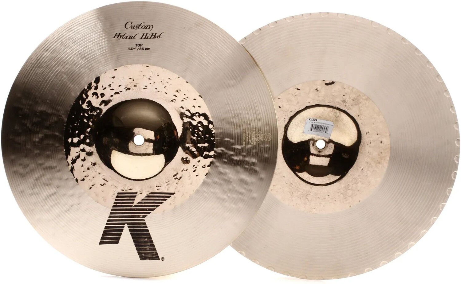 

Гибридные тарелки хай-хэта Zildjian 14,25 дюйма K Custom Hybrid