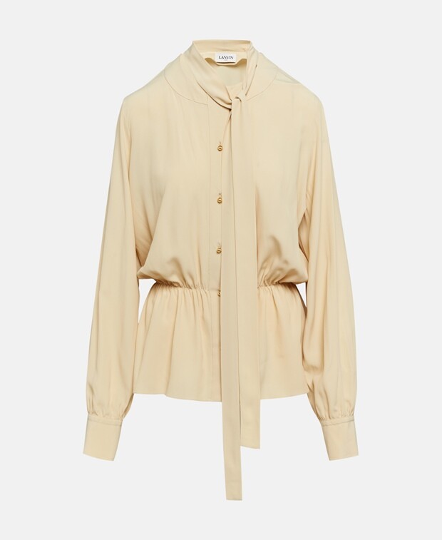 

Деловая блузка Lanvin, цвет Oatmeal