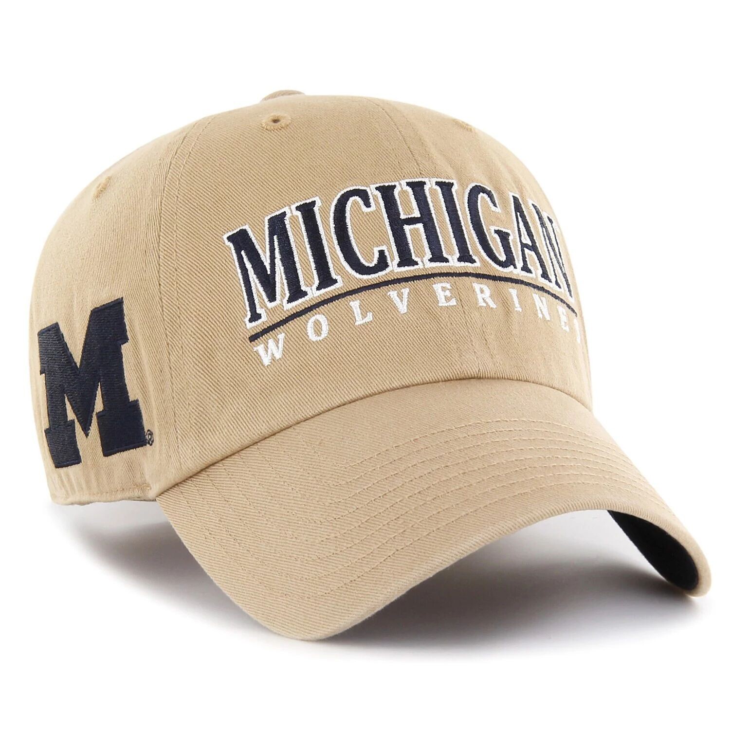 

Мужская регулируемая кепка цвета хаки Michigan Wolverines District 47 '47