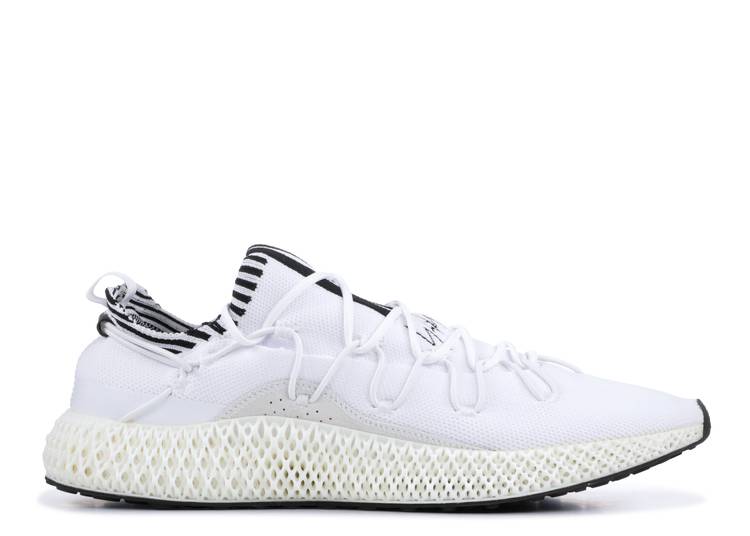 кроссовки y 3 runner 4d iow размер 4 белый Кроссовки Adidas Y-3 RUNNER 4D II 'CORE WHITE', белый