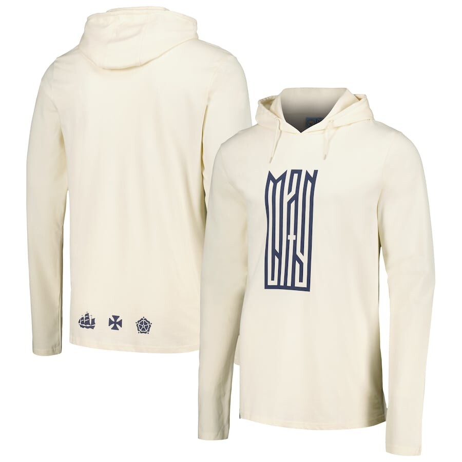 

Футболка с длинным рукавом Sport Design Sweden Manchester City, кремовый