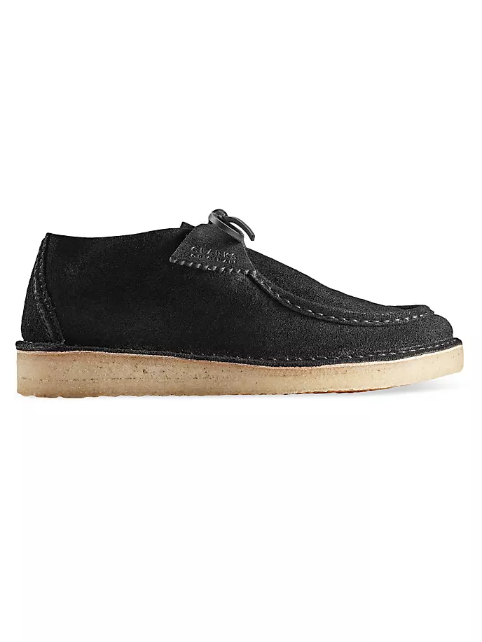 

Низкие кеды Desert Nomad Clarks, цвет black suede