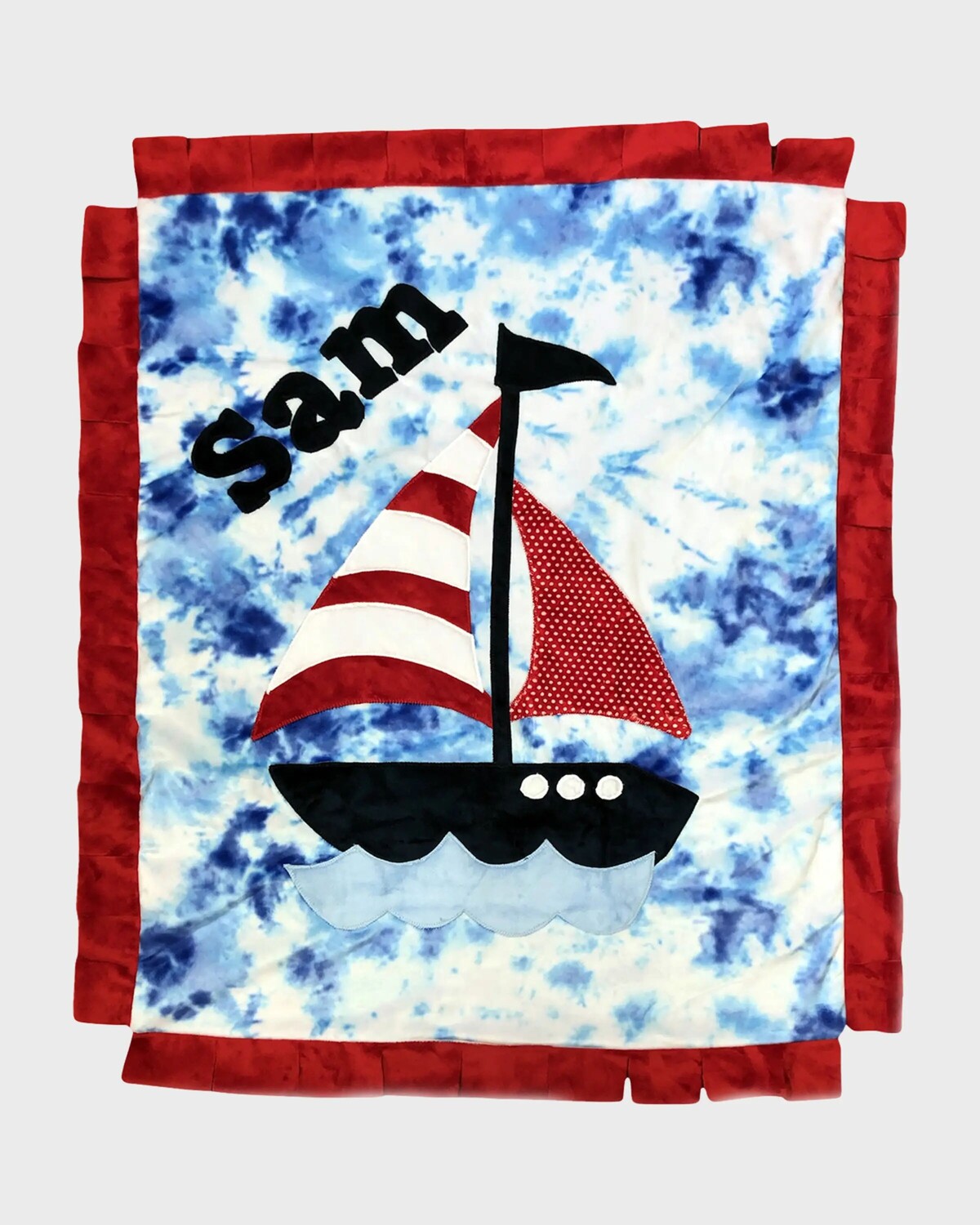 

Детское детское одеяло Sail Away, персонализированное Boogie Baby, цвет Multi