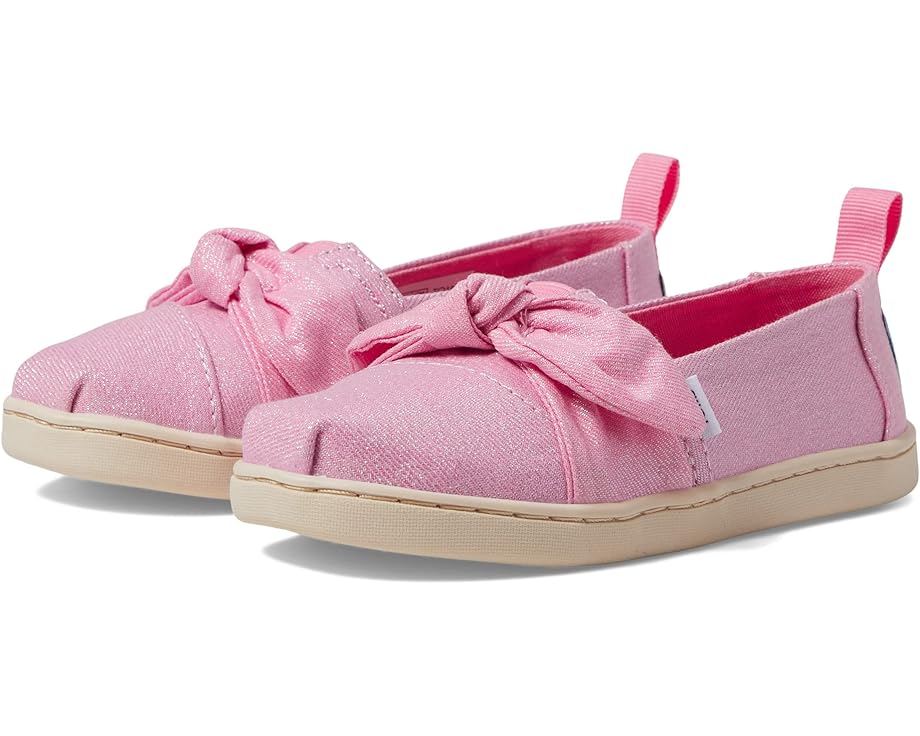 Лоферы Toms Alpargata Glimmer/Bow, цвет Carnation Pink