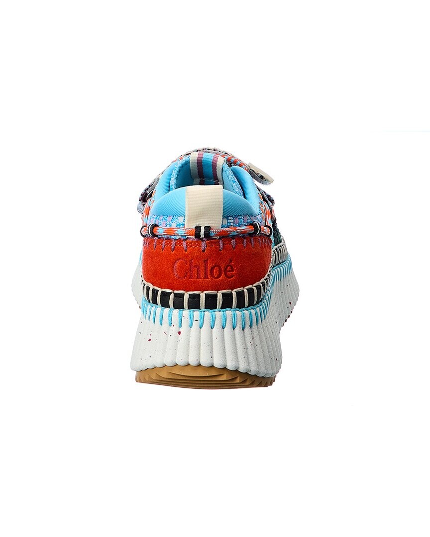 

Кроссовки без шнуровки Chloé Nama, мультиколор