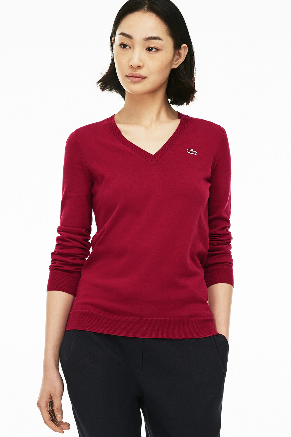 

Свитер - Красный - Классический крой Lacoste, красный