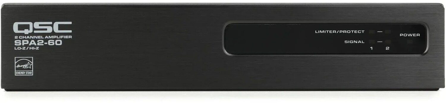 

QSC SPA2-60 60 Вт 2-канальный усилитель мощности 70 В