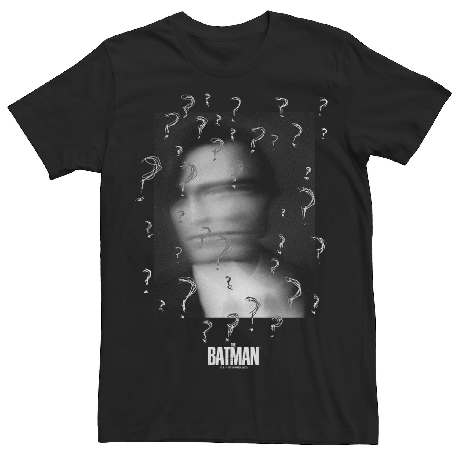Мужская футболка DC Batman с вопросительными знаками Licensed Character