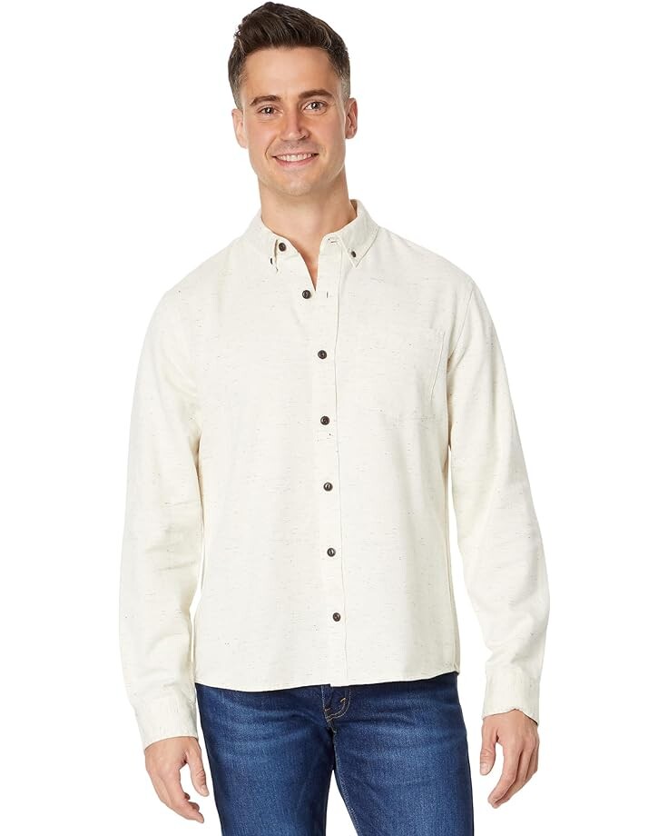 

Рубашка L.L.Bean Signature Donegal Woven Long Sleeve, цвет Cream