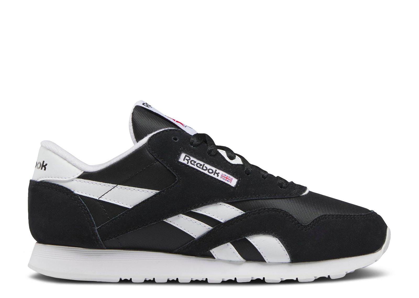 

Кроссовки Reebok Wmns Classic Nylon 'Black White' 2023, черный