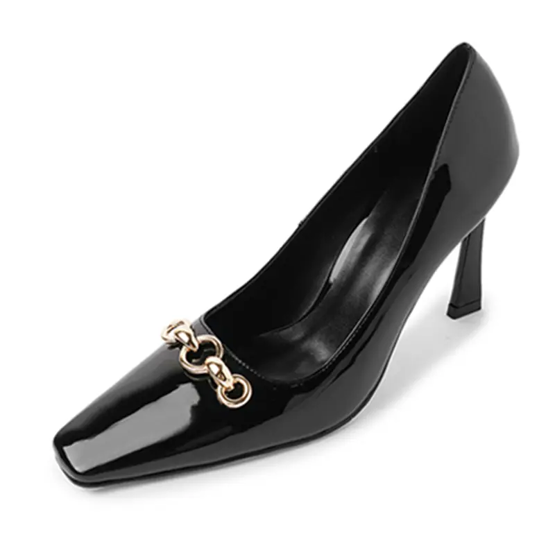 

Туфли женские на высоком каблуке Kemeilian, цвет Black patent leather