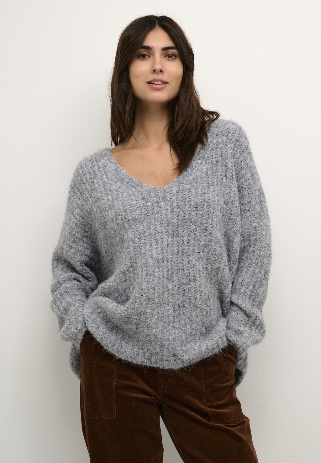 

Свитшот Culture КУБРАВА, цвет light grey melange