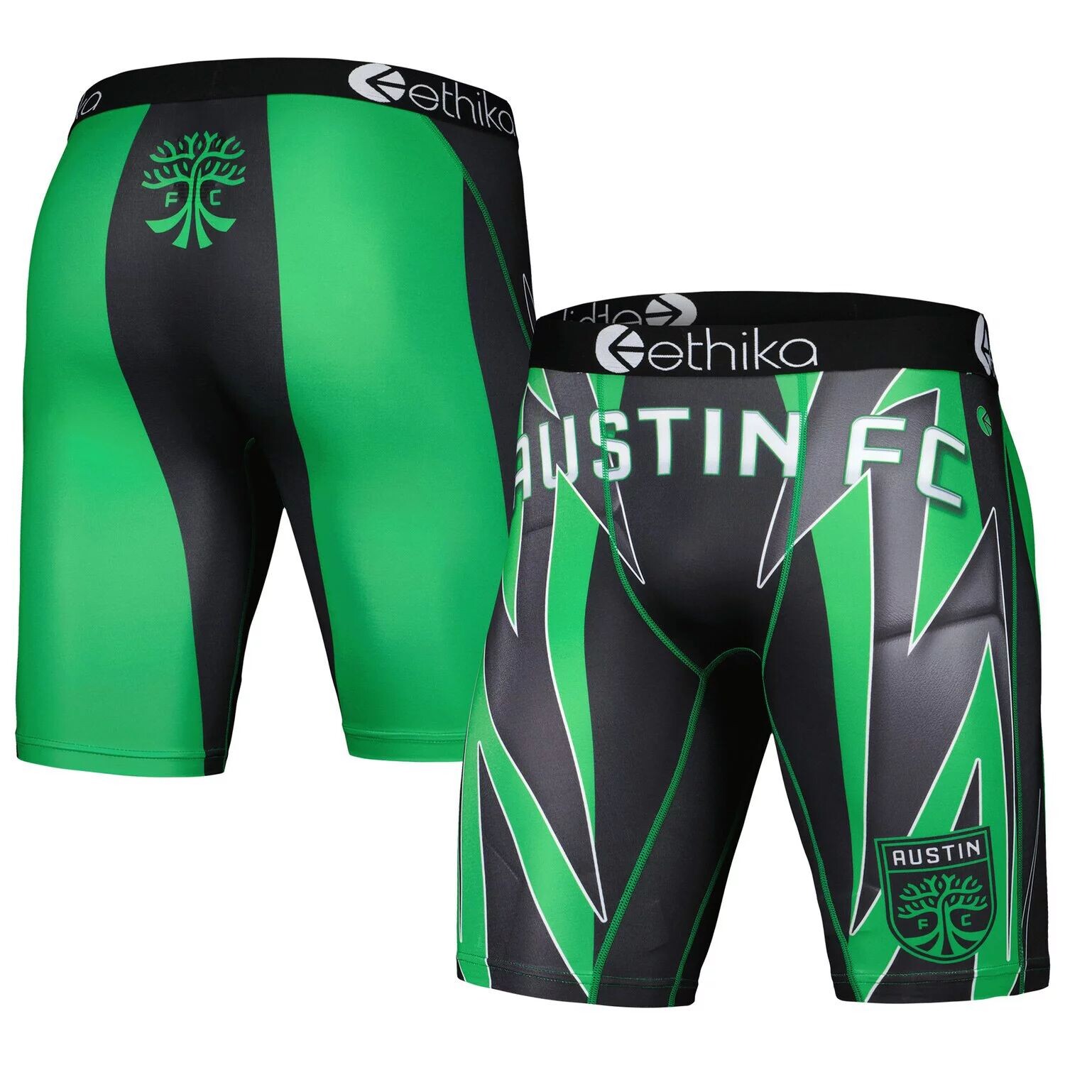 

Мужские боксеры из микросетки Ethika Green Austin FC