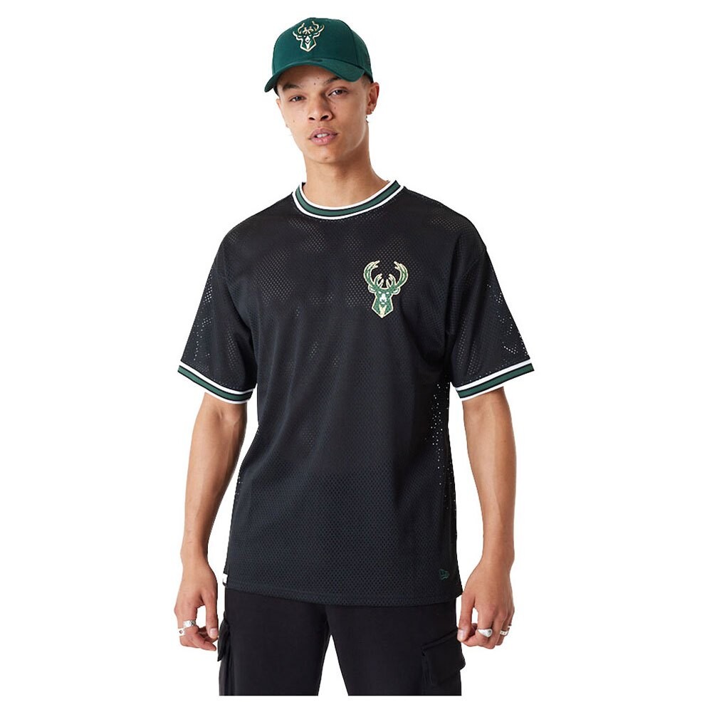 

Футболка New Era NBA OS Mesh Milwakee Bucks, черный