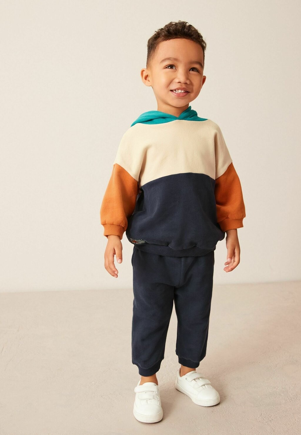 

Спортивный костюм COLOURBLOCK JOGGER SET STANDARD Next, цвет navy blue tan brown