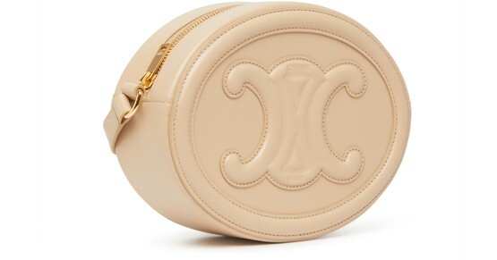

Овальная сумка Cuir Triomphe из гладкой телячьей кожи Celine