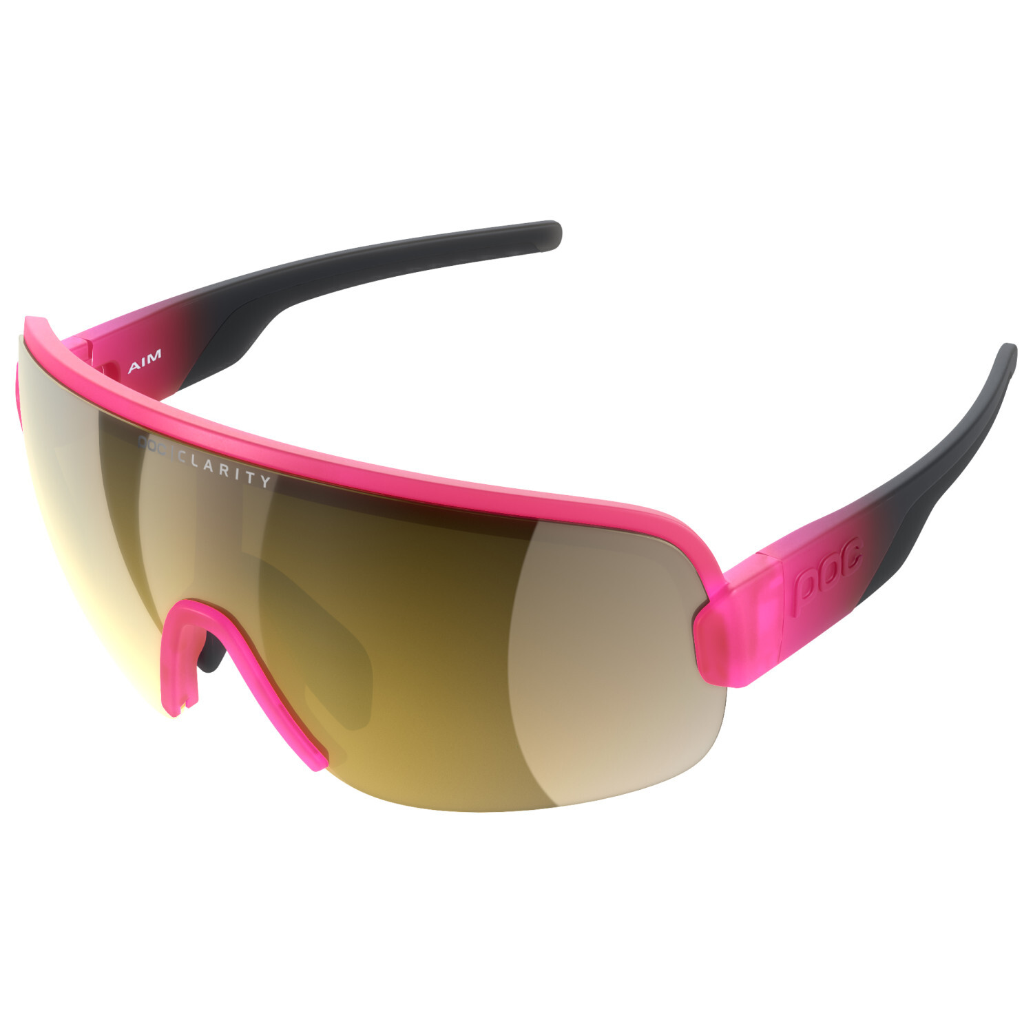 

Велосипедные очки Poc Aim Mirror S3 (VLT 16%), цвет Fluorescent Pink/Uranium Black Translucent