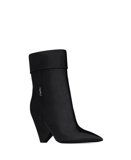 

Ботильоны Niki из гладкой кожи Saint Laurent, цвет Black