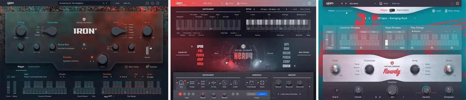 

Пакет программного обеспечения UJAM Headbanger для рок-жанров