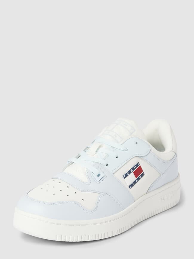 

Кроссовки с детализацией лейбла модели "RETRO BASKET" Tommy Jeans, светло-синий