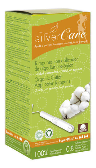 Органические тампоны Super Plus, 14 шт. Masmi, Silver Care