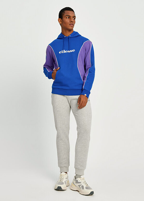 

Синяя мужская толстовка с капюшоном Ellesse, Синий
