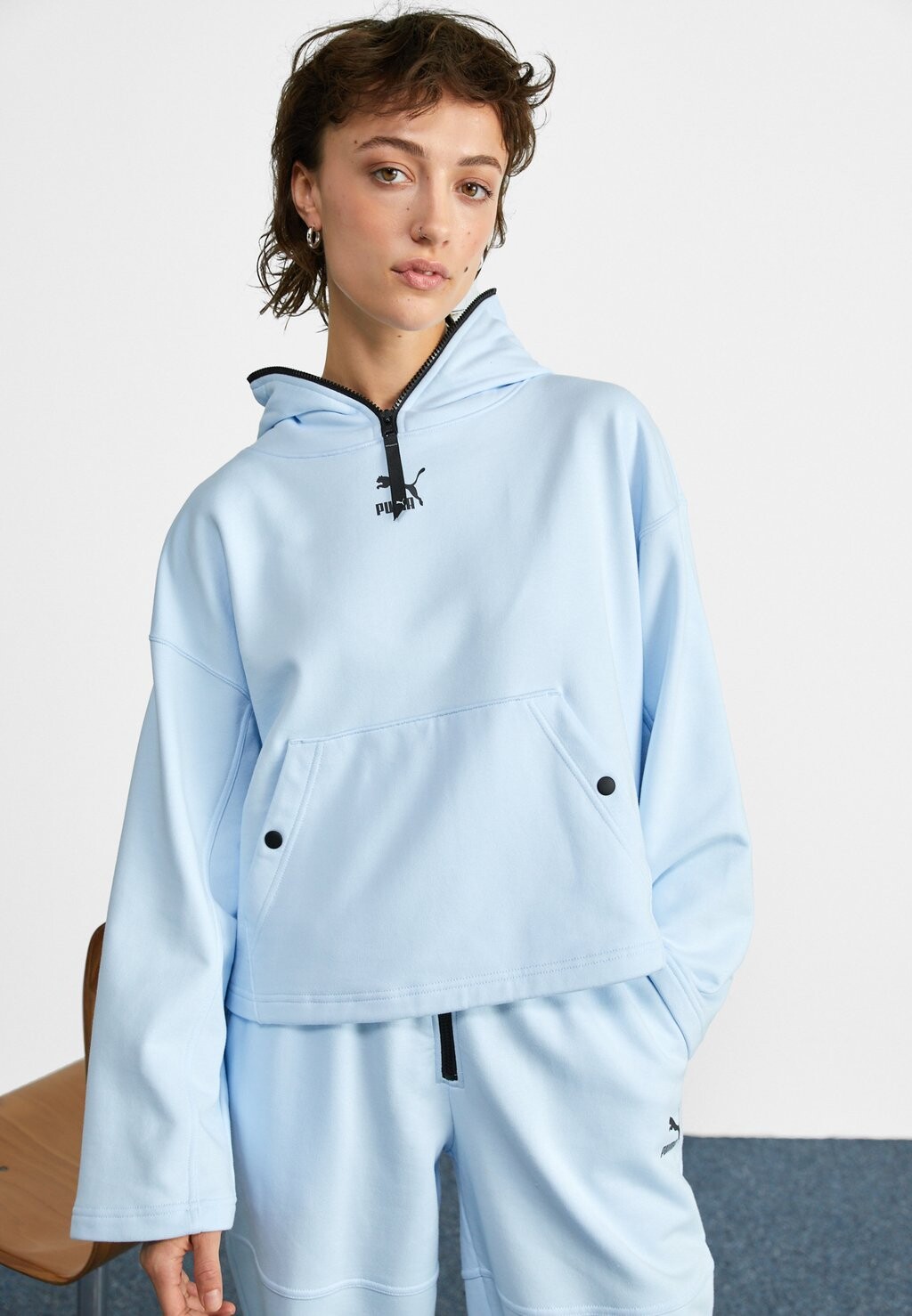 

Толстовка Puma Dare To Hoodie, синий, Синий;серый
