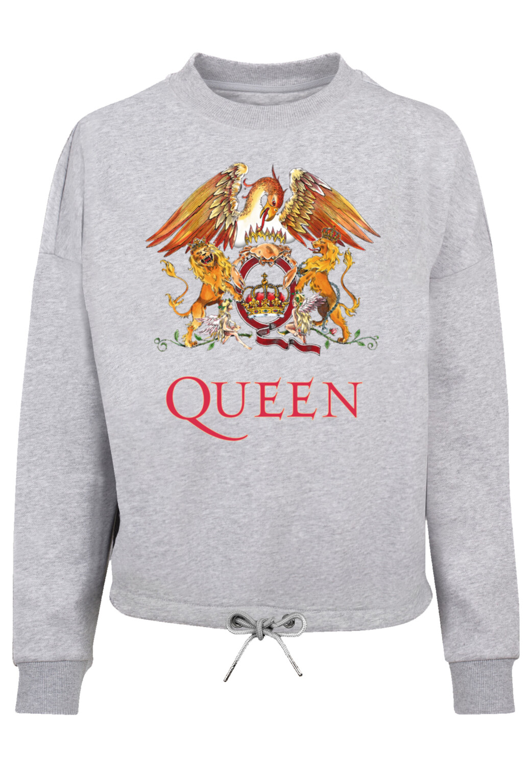 

Толстовка F4NT4STIC Oversize Queen Classic Crest, цвет grau meliert