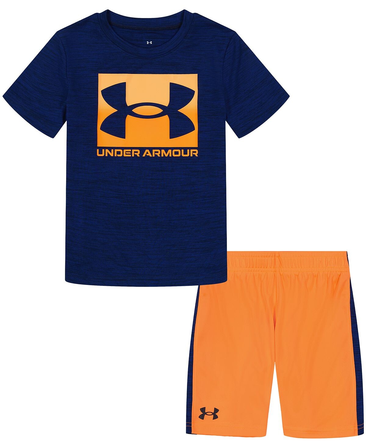 

Комплект из футболки и шорт с большим логотипом Little Boys Dropback Under Armour