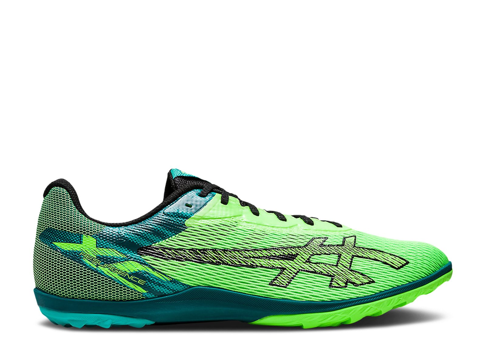 

Кроссовки ASICS Resurgence Xc 'Green Gecko Teal', зеленый