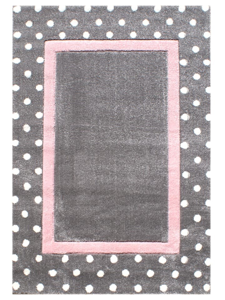 

Ковер Happy Rugs, цвет silbergrau/rosa