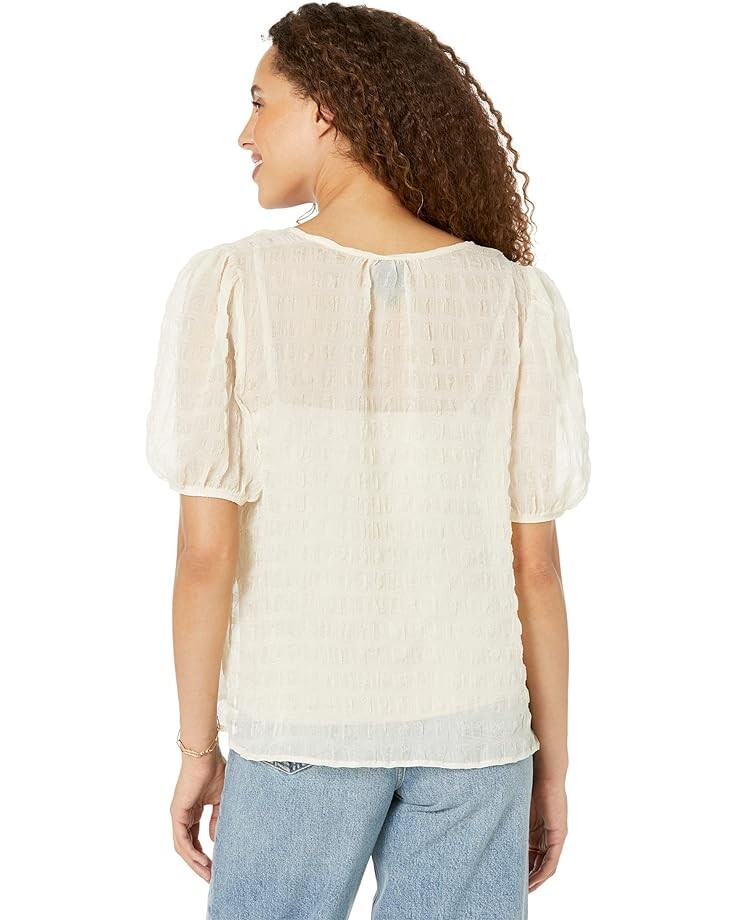 

Топ Bobeau Elbow Sleeve Top, цвет Sandshell