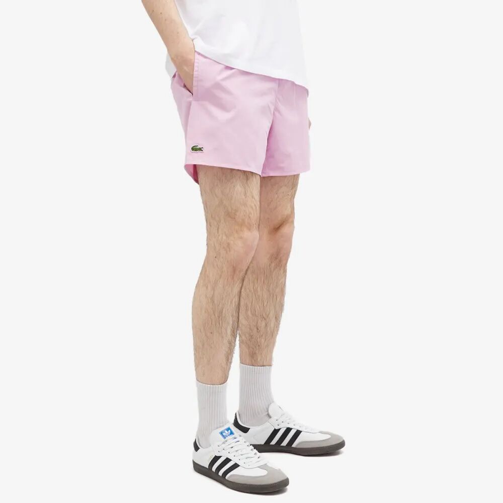 цена Lacoste Классические шорты для плавания, розовый