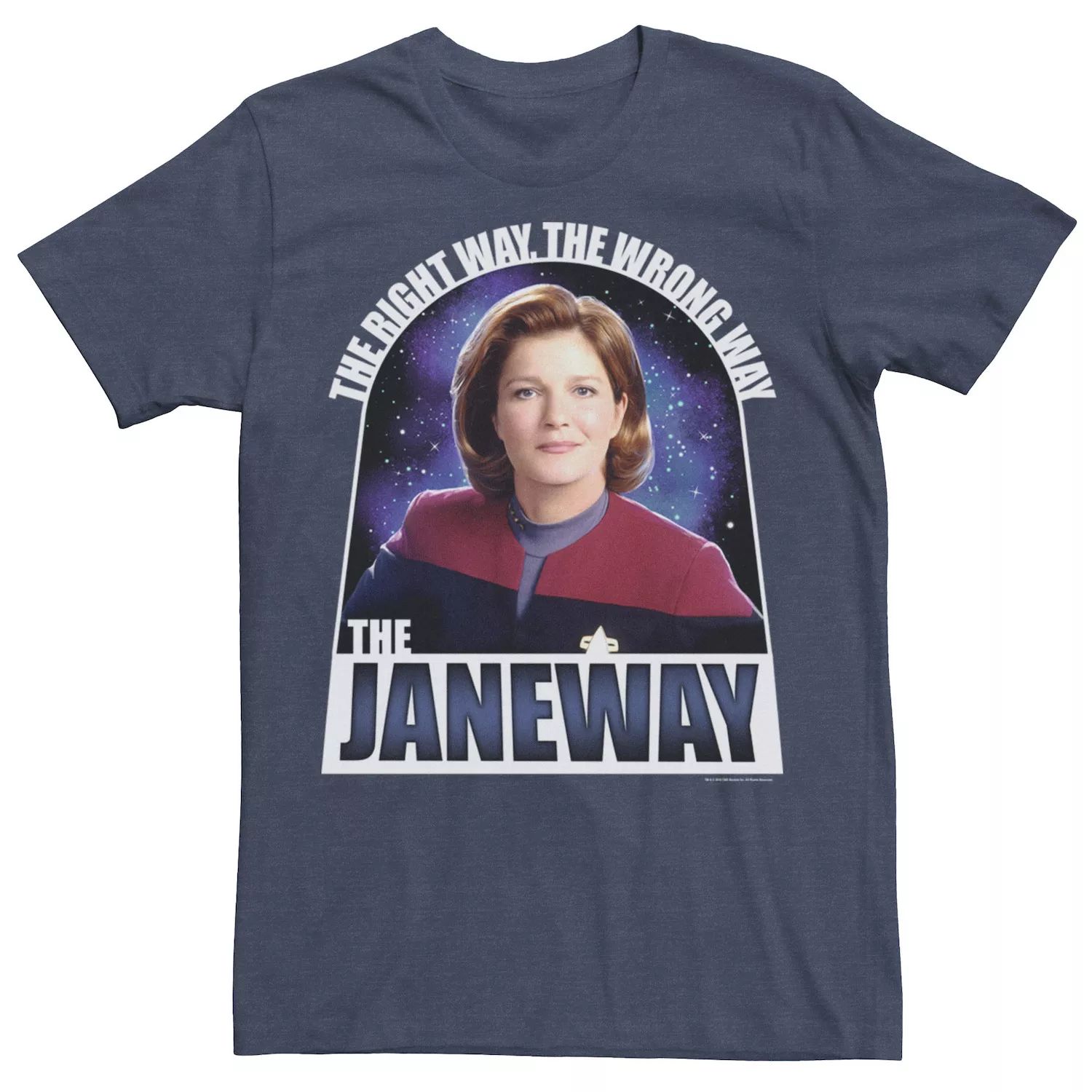 Мужская футболка Star Trek Voyager The Janeway Licensed Character