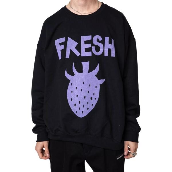 

Футболка pullover mit "purpleberry"-motiv black black Westfall, черный